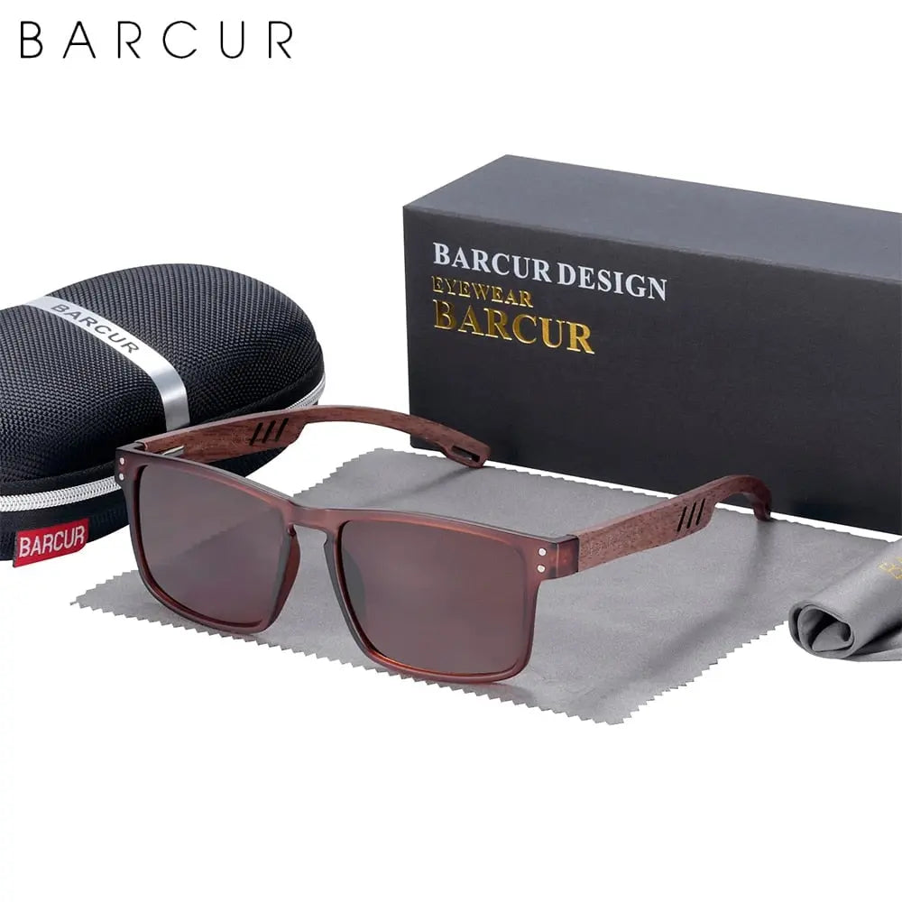 Designer Sonnenbrille Polarisierte Brillen UV400 Walnuss Holz Look Designer Sonnenbrille Polarisierte Brillen UV400 Walnuss Holz Look